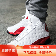 耐克（NIKE）男女鞋新款 AIR JORDAN AJ13高幫芝加哥運動鞋實戰(zhàn)籃球鞋海外直郵 414571-414574-122 白紅 35.5