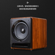 KVP10寸有源低音炮發(fā)燒專業(yè)木質(zhì)音箱音響 酸枝木