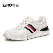 零度Zero官方男鞋2024夏季新款羊里透氣柔軟輕戶外日常運(yùn)動(dòng)休閑鞋子 白色 41