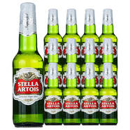 時(shí)代（Stella Artois）比利時(shí)原裝進(jìn)口斯特拉時(shí)代啤酒世界啤酒大賽金獎(jiǎng)淡色拉格聽裝整箱 時(shí)代啤酒 330mL 12瓶
