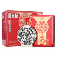 津酒 扁鳳壺 濃香型白酒 40度 500ml*6 整箱裝 純糧固態(tài)釀白酒口糧酒