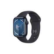 【9成新】Apple/蘋果 Watch Series 9 智能手表GPS款41毫米午夜色鋁金屬表殼 午夜色運動型表帶M/L MR8X3CH/A