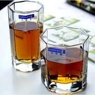 SIMELO弓箭玻璃杯透明創(chuàng  )意水杯果汁杯茶杯八角杯 耐熱家用杯子 高杯中號(280ml) 0只