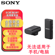 索尼（SONY） 原裝機頭麥克風(fēng)話(huà)筒手持專(zhuān)業(yè)麥克風(fēng) Vlog拍攝數碼相機外接視頻錄音 ECM-W2BT無(wú)線(xiàn)麥克風(fēng)