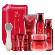 御泥坊美白淡化提亮護(hù)膚品套裝水乳全套化妝品補(bǔ)水保濕淡化黑色素 洗+水+乳液+睡眠+美白7片
