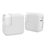 蘋(píng)果iPhone15pro 30W/35W充電器保護殼14 15plus 29W數據線(xiàn)保護套 白色硅膠充電器套1個(gè)
