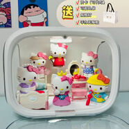 三麗鷗Hellokitty聯(lián)名正版盲盒手辦凱蒂貓公仔場(chǎng)景套裝生日禮物 6款正版Kitty+臥室場(chǎng)景+太空艙