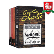 英文原版 馬普爾小姐探案第1季4冊 Miss Marple 阿加莎系列驚悚懸疑推理偵探小說