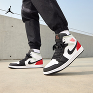 耐克（NIKE）AIR JORDAN1 MID 中幫AJ1男子復(fù)古籃球運(yùn)動(dòng)鞋 852542-100 白紅 44