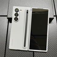 三星（SAMSUNG）限量優(yōu)惠券三星ZFold6手機(jī)殼帶Spen觸控筆防摔簡約折疊屏前后殼 灰色三星LOGO帶普通電容筆 三星GalaxyZFold6