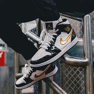 耐克（NIKE） Air Jordan 1 AJ1喬1男子籃球鞋 黑金852542-007 42
