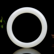 尚品恒緣真品玉和田玉手鐲女神必備內(nèi)徑57重量64.97克送禮自留推舉附贈(zèng)證