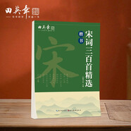 田英章宋詞三百首精選楷書字帖 初高中生學(xué)生成人初學(xué)者臨摹描紅字帖 漂亮手寫體字帖