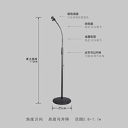 螢石CB2智能家居攝像頭支架上墻粘貼帶膠鐵片倒裝固定強力納米膠 落地式圓盤款