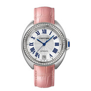 卡地亞（Cartier）女士手表鑰匙系列自動機(jī)械羅馬 35mm中性皮帶W4CL0006