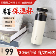 德世朗（DESLON）清韻涼水壺套裝玻璃冷水壺涼水杯高硼硅玻璃杯防爆耐高溫