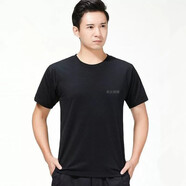 戎衛(wèi)者公發(fā)t恤藏青黑色體能服男夏季訓(xùn)練服圓領(lǐng)衫安保服 莫代爾棉T恤 L/105