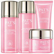 柏氏（PAT'S）套裝清柔凈透潔面乳洗面奶水柔保濕凝露柔膚水精乳水庫凝肌潤護霜 潔面乳+ 凝露+精乳+霜50g