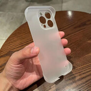 倩倍適用蘋果15ProMAX手機殼無邊框14新款16超薄11防摔iPhone13透明X微磨砂12散熱半包簡約保護(hù)套硬殼 無邊框*半透明磨砂【透白色】 iPhone 13Mini【5.4寸】