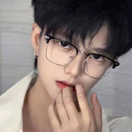 益盾大愛(ài)素顏眼鏡大馬克賽科技變色防藍光眼鏡開(kāi)學(xué)