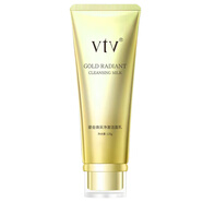 薇緹薇vtv鎏金煥采凈澈潔面乳 120g（氨基酸潔面 深層清潔 溫和不緊繃）