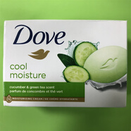 多芬（Dove）美國(guó)多芬Dove護(hù)膚美容皂黃瓜和綠茶清爽保濕香皂身體皂沐浴皂106g 1塊