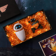 感趣（GANQU）瓦力機器人男孩玩具總動(dòng)員WALL-E伊娃手辦蛋糕車(chē)載擺件兒童禮物 做舊版瓦力+伊娃 【出廠(chǎng)原包裝（自己收藏）】