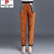 初徑秋冬中老年女皮褲外穿高腰寬松加肥PU長(cháng)褲子加絨保暖褲防水?huà)寢?黑色3 松緊腰加絨女皮褲(8903款) 29