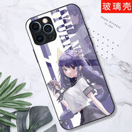 歐格曼（OUGEMAN）原神甘雨神里綾華手機殼適配OPPOA97玻璃榮耀80蘋(píng)果7plus小米9pro 玻璃殼-3雷神 其它型號請下單后發(fā)給客服備注