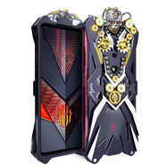 龍豈 紅魔8pro手機(jī)殼NX729J全金屬邊框保護(hù)套加厚防摔全包邊散熱紅魔8SPro加鋁合金硬殼定制機(jī)械齒輪男 紅魔8 Pro【兩用 雙背板】雷神齒輪定制