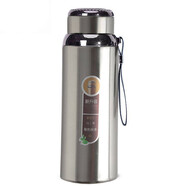 興順謙不銹鋼大容量保溫杯男女大人泡茶便攜旅行家用辦公水杯 鋼本色 800ml