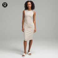 lululemon丨Shirred Nulu? 女士腰部收褶中長背心裙 LW1EYTS 莫哈韋黃 XXS /2