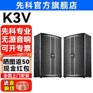 先科專業(yè)無源音響會議室酒店家庭影院家庭ktv客廳背景音樂培訓(xùn)專用系統(tǒng)壁掛音箱一對 【K3V】10吋無源音箱*2個