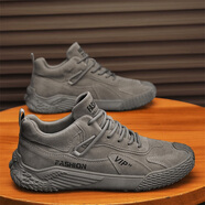 回力精選男鞋勞保鞋2025春秋新款男士上班工作休閑運動(dòng)板鞋廚房工作休閑鞋 主圖款灰色 42