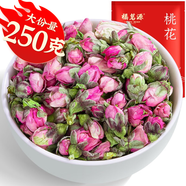 福茗源 茶葉 花草茶 桃花茶葉 特選新花桃花干桃花瓣花苞泡水喝袋裝250g