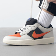 耐克（NIKE）SB FORCE 58滑板鞋男鞋2025秋季新款低幫情侶翻毛皮運(yùn)動(dòng)鞋休閑鞋 DV5476-004帆白/粘土黃 43