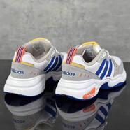 阿迪達(dá)斯（adidas）官方艦店男鞋 新款運動鞋復(fù)古老爹鞋透氣休閑鞋耐磨舒適跑步鞋 0660-皮面-專柜正品 43