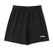 李寧童裝兒童短褲寶寶男童五分褲速干短褲透氣褲子夏裝足球運動(dòng)褲 黑色(偏小一碼)095-2 160