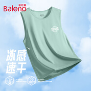 班尼路（Baleno）冰絲背心男夏季冰感無袖上衣男士網(wǎng)眼運(yùn)動(dòng)透氣速干潮流痞帥坎肩