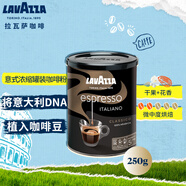 拉瓦薩（LAVAZZA）意大利進(jìn)口咖啡粉黑咖啡低脂拉瓦薩意式濃縮咖啡粉（罐裝）250g