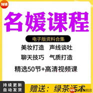 名媛課程打造氣質(zhì)女神儀態(tài)訓(xùn)練綠茶聊天話術(shù)女性成長(zhǎng)智慧教程視頻 全套教程  網(wǎng)盤發(fā)貨