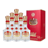 五糧液股份公司出品 濃香型白酒 自飲口糧酒 52度 500mL 6瓶 富貴天下 牡丹紅鉆