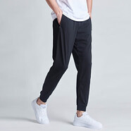 361°褲子夏季男休閑運動(dòng)褲跑步寬松健身九分褲束腳褲551924723-1