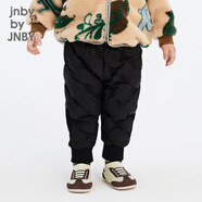 jnby by JNBY江南布衣嬰童羽絨褲保暖直筒長(cháng)褲寶寶男女童嬰兒秋冬YNAE10450 001本黑 100 cm