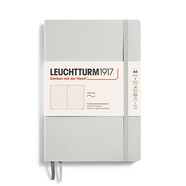 LEUCHTTURM1917【可定制】德國燈塔筆記本A5軟皮本子手賬記事日記本會(huì )議記錄商務(wù)禮品老師 （新色）寧靜灰 橫線(xiàn)內頁(yè)