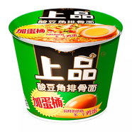 今麥郎方便面上品鹵蛋香辣紅燒牛肉酸豆角整箱12桶裝速食泡面宵夜 今麥郎酸豆角排骨面*6桶