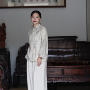 如素慢衣氣質(zhì)亞麻碎花上衣36203 小碎花(印花位置不固定) L(135斤內(nèi))