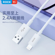 ROCKSPACE素系列充電線(xiàn)適用于蘋(píng)果usb數據線(xiàn)lighting快充手機支持iPhone14/13ProMax/新SE/XS/12/iPad1.2米 【經(jīng)典款】白色1.2m