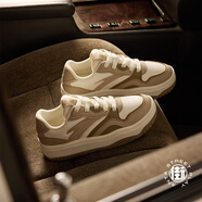 安踏街頑2丨王一博同款板鞋女鞋厚底增高情侶休閑鞋撞色百搭運動(dòng)鞋女