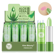 泊泉雅Kissbeauty蘆薈口紅變色潤(rùn)唇修護(hù)唇膏滋潤(rùn)防水防干裂溫變口紅 #2974
